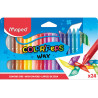 Maped Crayons cire Color'Peps 24 couleurs 861013M