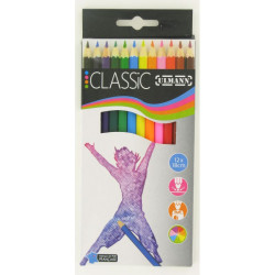 Ulmann Crayons de Couleur Boîte de 12 520051