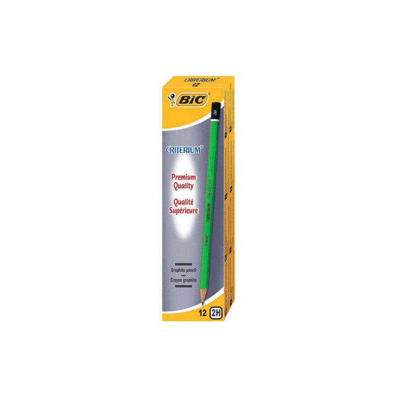 BIC Crayon Graphite Criterium 2H Boîte 12