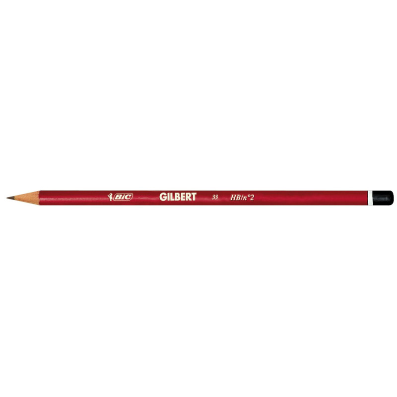 BIC Crayon Noir Gilbert HB Boîte de 12 33_HB