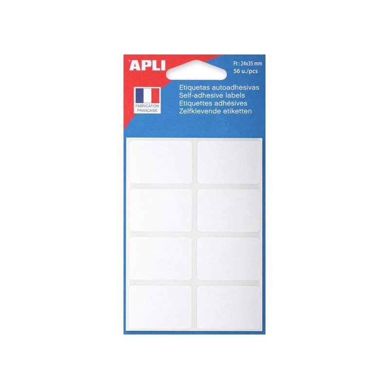 Agipa Étiquettes blanches 24x32mm 111912