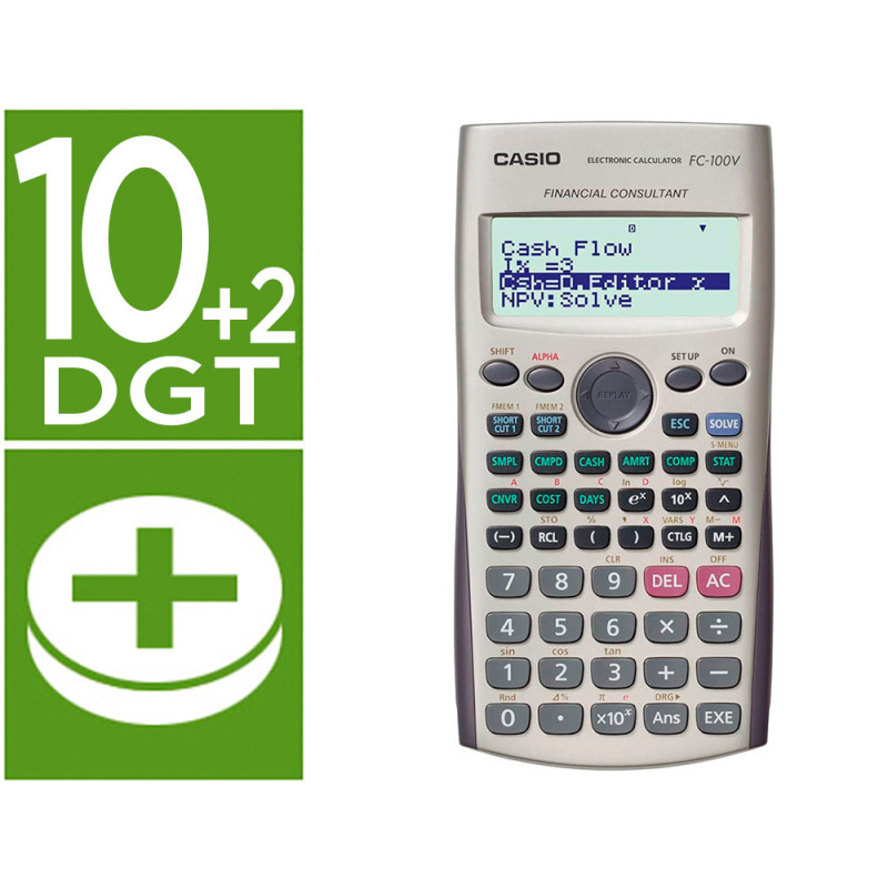 Casio Calculatrice Financière FC 100V CAFC100V