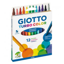 Giotto Feutres Turbo Large 12 Couleurs 071900