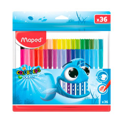 Maped Feutres Color'Peps Ocean 36 Étui 845725