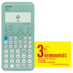 Casio Calculatrice FX-92+ Spéciale Collège