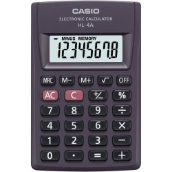 Casio Calculatrice de Poche HL-4A CAHL4WEP