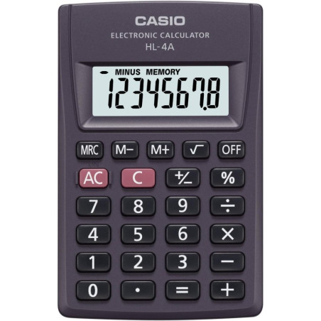 Casio Calculatrice de Poche HL-4A CAHL4WEP