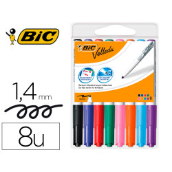 Bic Feutres Velleda Pochette 8 Couleurs 1748