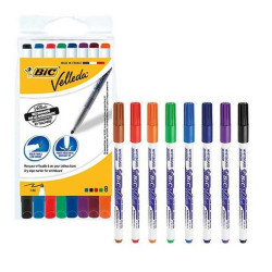 Bic Feutres Velleda 8 couleurs 5728