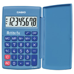 Casio Calculatrice LC401LV Petite FX Bleu CALC401LVBLEU