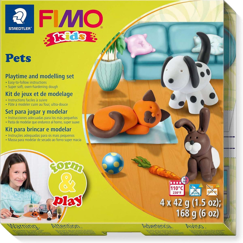 Staedtler FIMO Kids Set Animaux 8034-02-LZ02