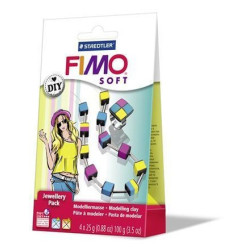 Fimo Set Bijoux Cube Couleur 8025-06