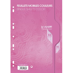 Calligraphe Papier A4 100 Feuilles Rose 7963