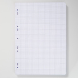 Feuilles Mobiles A4 200 Pages 5x5mm Blanc 3612