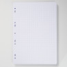 Feuilles Mobiles A4 200 Pages 5x5mm Blanc 3612