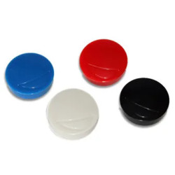 IND Aimants 30mm Couleurs Assorties 300092
