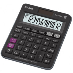 Casio Calculatrice de bureau MJ-120D Plus Noir CAMJ120DPLUSWEP