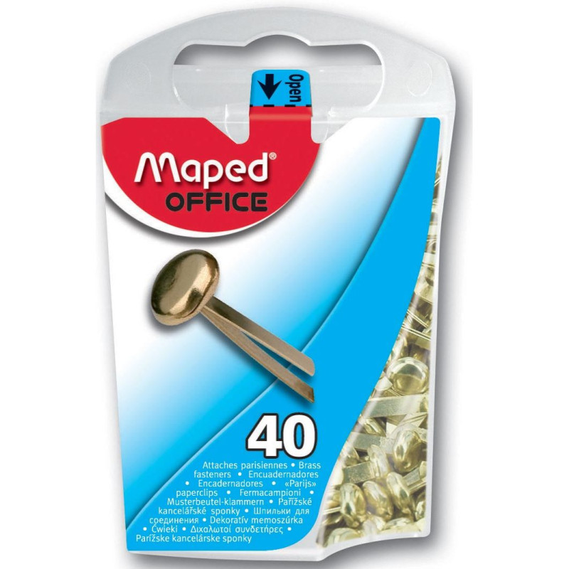 Maped Attaches Parisiennes 17mm 40 Pièces