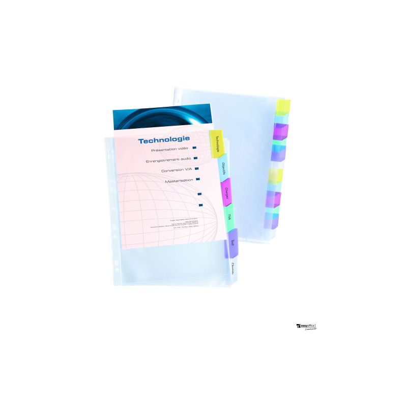 Intercalaires A4 Jeu de 6