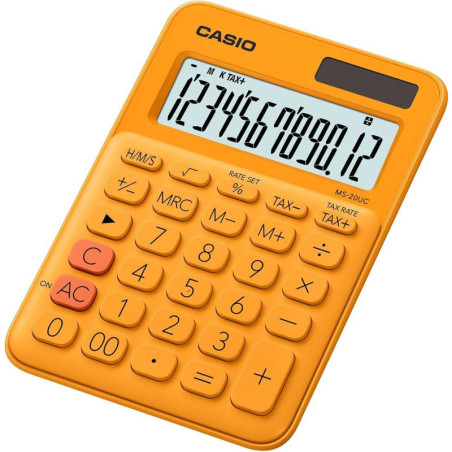 Casio Calculatrice MS-20UC Orange CAMS20UCRGWEC