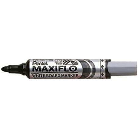 Pentel Marqueur Maxiflo Tableau Blanc Noir MWL5M_NOI