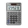 Casio Calculatrice de Bureau MS80F Gris CAMS80FWAEP
