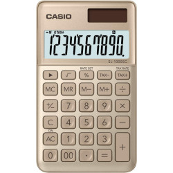 Casio Calculatrice SL-1000SC Or CASL1000SCGDWEP