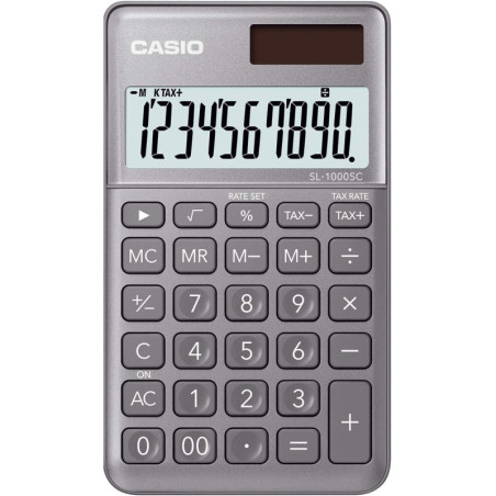 Casio Calculatrice SL-1000SC Grise CASL100SCGYWEP