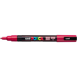 Posca Marqueur Rouge Foncé 1.5mm PC3M_RF