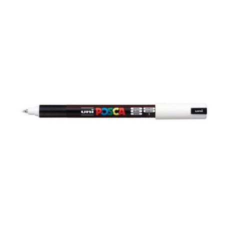 Posca Marqueur 1mm Blanc PC1MC_BL