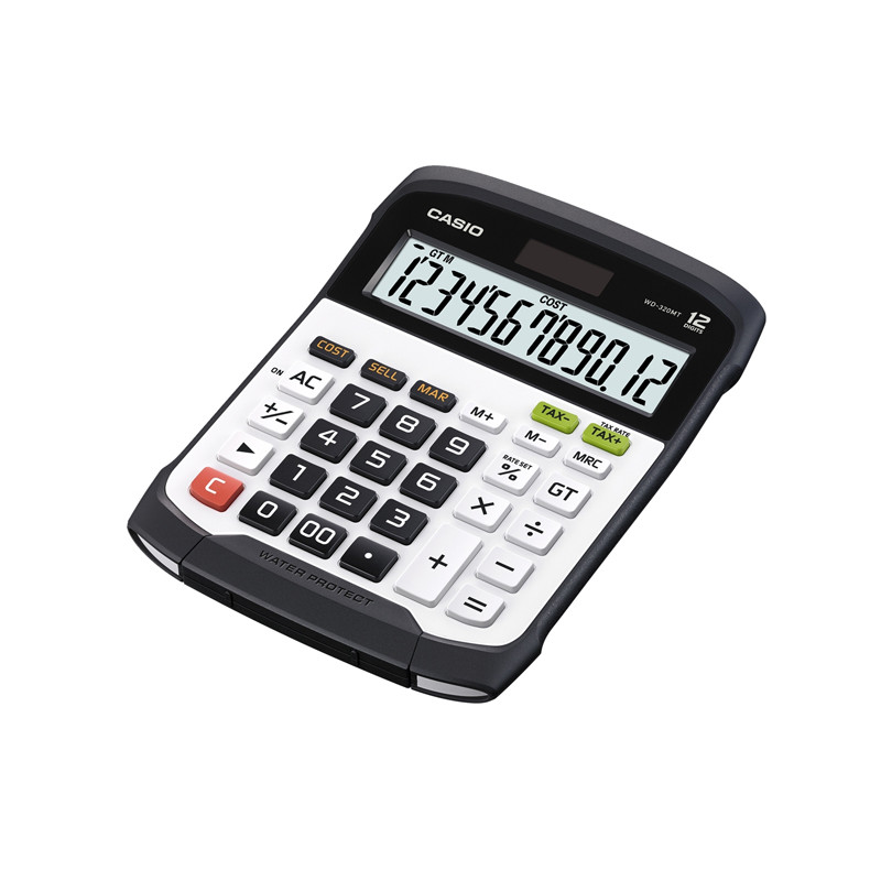 Casio Calculatrice WD320MT Noir Blanc