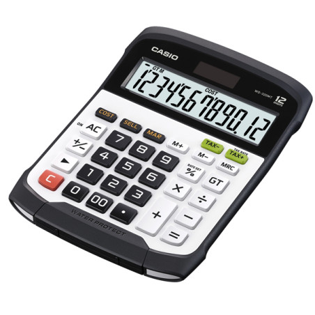 Casio Calculatrice WD320MT Noir Blanc