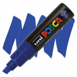 Posca Marqueur Pointe Large 8mm Bleu Foncé PC8K_BF