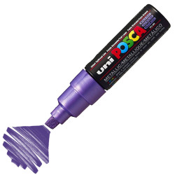 Posca Marqueur Large Biseauté 8mm Violet Métallisé PC8K_VTM