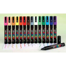 Posca Marqueur Argent Pointe Moyenne 1.8/2.5mm PC5M_AR