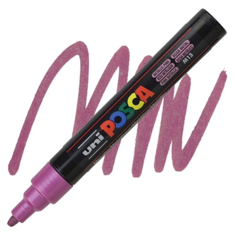 Posca Marqueur Pointe Moyenne 1.8-2.5mm Rose Métallique