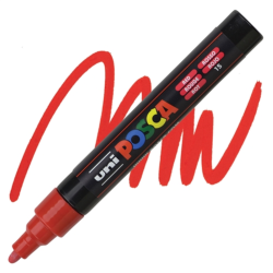 Posca Marqueur Rouge Pointe Moyenne 1.8/2.5mm PC5M_R