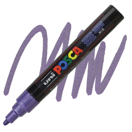 Posca Marqueur Pointe Moyenne 1.8/2.5mm Violet Métallisé PC5M_VTM