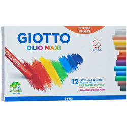 Giotto Pastels à Huile 12 Couleurs 293000