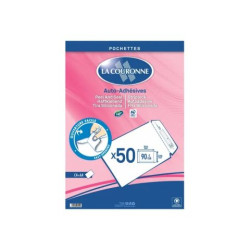 Pochettes blanches 22x32 cm 50 unités 23052