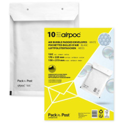 Mailmedia Pochettes Bulles d'Air 15x21 cm 92571