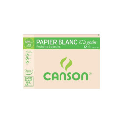 Canson Pochette Dessin A4 125g 12 Feuilles 27-105
