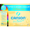 Canson Pochette Mi-Teintes 24x32cm 160g 12 Feuilles Réf 2776