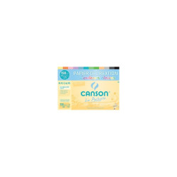 Canson Pochette Mi-Teinte A4 Couleurs Vives 12 Feuilles