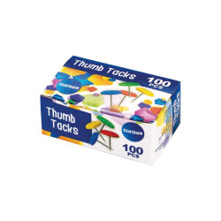 Centrum Punaises Couleur Boîte de 100 80368