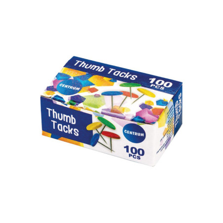 Centrum Punaises Couleur Boîte de 100 80368