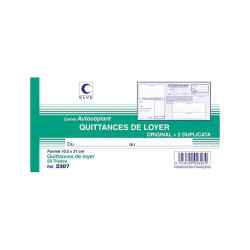 Elve Quittance de Loyer 105x210 50/3 LV2307