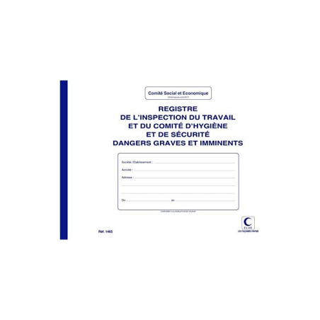 Elve Registre Inspection Travail LV1465