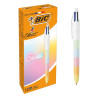 Bic Stylo 4 Couleurs Arc-en-Ciel Bte-12