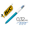 Bic Stylo 4 Couleurs Shine Bleu BTE-12 982874